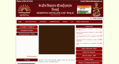 Desktop Screenshot of kvcisfbhilai.com